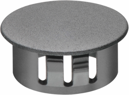 Black Non-Metallic Snap-In Knockout Bushings 1/2 Inch, UL Listed, Plastic