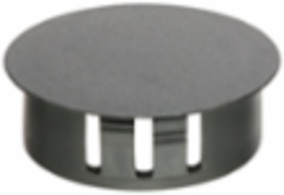 Non-Metallic Snap-In Knockout Bushings, 3/4 Inch, Black, Plastic