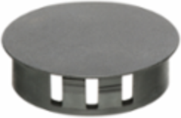 Black Plastic Snap-In Knockout Bushings 1 Inch, 0.007 lbs each