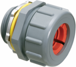 Non-Metallic Liquid-Tight Strain Relief Connector, 0.625"-0.750" Cord Range, 1" Trade Size