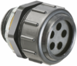 UV Rated Multi-Hole Connectors, 1" Trade Size, Accommodates 5 Cables (0.250"-0.280")