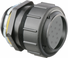 Non-Metallic 1-1/4 Inch Multi-Hole Cord Grip, 0.225" - 0.255" Cable Range, Holds 13 Cables