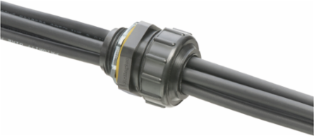 Non-Metallic 3/4 Inch Multi-Hole Cord Grip, UV-Rated Plastic, 1-5 Cables