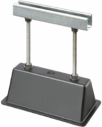 Roof TopperTM Conduit Support, 12 Inch Height, 1000lbs Load Rating, UV Recycled Plastic