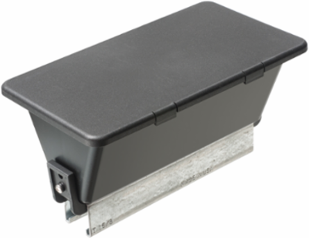Roof Topper 5" Wide, 6-1/4" High, Black, 100% UV Recycled Plastic
