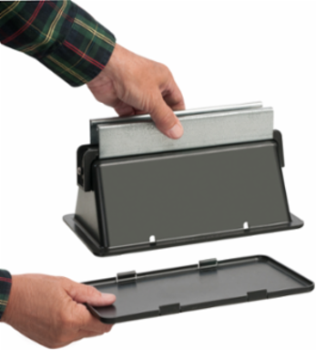 Roof Topper with Strut, 9 Inch Wide, 4 Inch High, 100% UV Recycled Plastic
