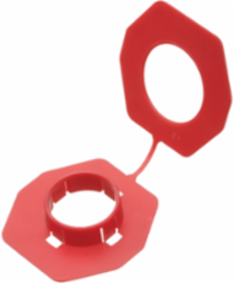 Non-metallic bushing snaps into standard knockout and fixes into common hole configurations for 2 x 4 metal studs, sold in a quantity of 100.