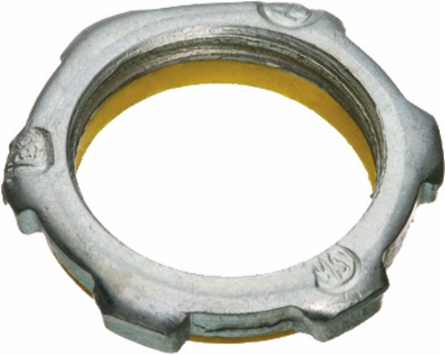 Steel Sealing Locknut 1-1/4 Inch with PVC Molded Seal, Silver