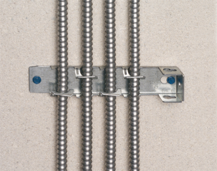 Steel Cable Hanger for 4 Cables, 2.38 Inch Width, Steel Material