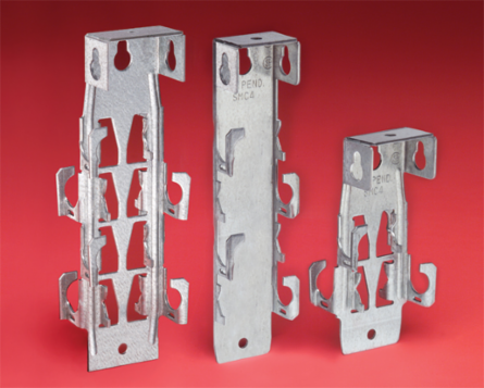 Steel Cable Hanger, 4 Cable Capacity, 1.640 Inch Width, 7.500 Inch Height