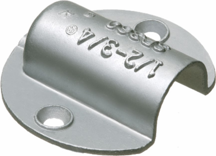 Zinc Die-Cast Sill Plate with Duct Seal for 1 Inch EMT & 3/3 SEU