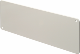 White 4-Gang Recessed Steel TV Box Cover, 7 Inch Height, Plastic