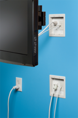TV Bridge II Kit, Plastic, 2-Gang, 6-1/4 Inch Height, cETLus