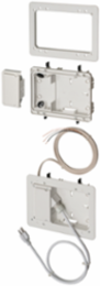 Low Profile Plastic TV Box Kit for 3/4 Inch Wall Installation, 10.210 Inch Width