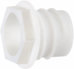 3/4 Inch Non-Metallic Wire Bushing for Low-Voltage Wires, White