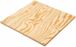 NEMA 12 Panel with Wood Back Board, 12 Inch x 10 Inch, White Powder Coated