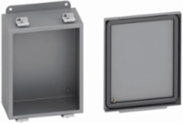 Wall Mount JIC Panel Enclosure, 12 Inch Height, 5 Inch Length, NEMA 4, Carbon Steel