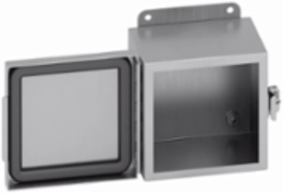 JIC Panel Enclosure, 10 Inch Width, 12 Inch Height, Aluminum, NEMA 4X