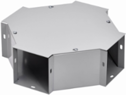 Wireway Cross Fitting, Lay-in, NEMA 1, 12 Inch x 12 Inch, Steel, UL Listed