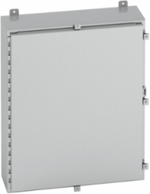 Wall Mounted Panel Enclosure 16 Inch Height, 12 Inch Width, NEMA 4X, 20 lb