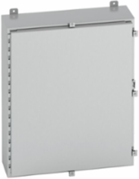 Wall Mounted Panel Enclosure 16 Inch Height, 12 Inch Width, NEMA 4X, 20 lb