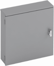 Utility Enclosure 18 Inch Height, 8 Inch Length, NEMA 3R, Medium Door, 9 Knockouts