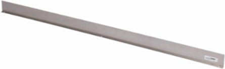 Steel Barrier Bolt-On Wireway Barrier, 60 Inch x 2.5 Inch, 3.01 lb