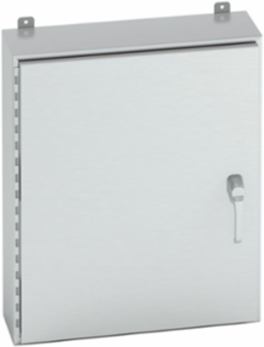 Wall Mounted Panel Enclosure, 24 Inch Height, 20 Inch Width, NEMA 4X, Hinged Cover