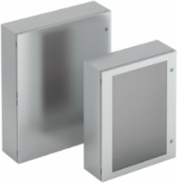 Wall Mounted Panel Enclosure, 24 Inch Height, 30 Inch Width, NEMA 4, Carbon Steel