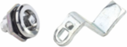 Chrome Security Latch Kit for Type 4/Type 12 Enclosures, 4.54 Inch Width, Steel, UL Listed