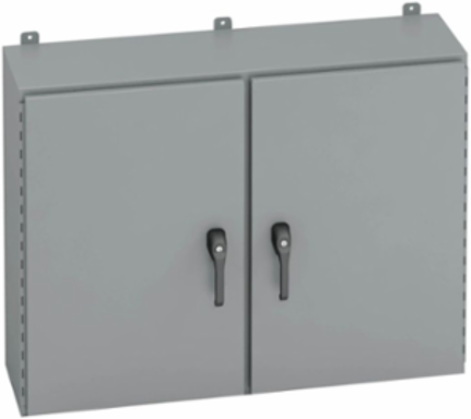 Wall Mounted Panel Enclosure, 30 Inch Height, 60 Inch Width, NEMA 4, Hinged Cover