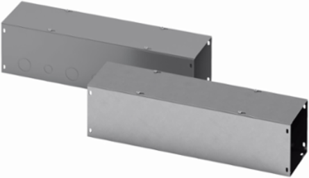 G NK Wireway, 3 Inch Height, 48 Inch Length, 3 Inch Width, 16 Gauge Steel