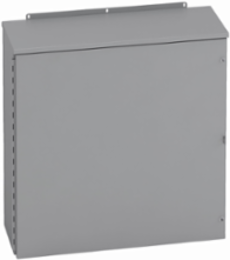 NEMA 3R Hinged Wall Mount Enclosure, 36 Inch Height, 36 Inch Width, Carbon Steel