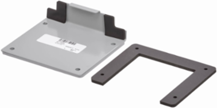 Closure Plate, NEMA 12, Steel, ANSI 61 Gray, 4 Inch x 4 Inch
