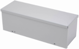 Wiring Trough, 4 Inch Height, 48 Inch Length, 4 Inch Width, 16 Gauge Steel
