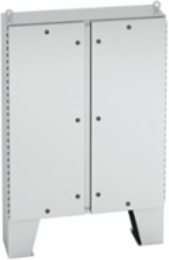 Ground Mounted Panel Enclosure, 60 Inch Height, 60 Inch Width, NEMA 4, Carbon Steel