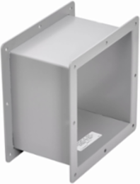 Wireway Nipple Section, Feed Through, NEMA 12, Steel, 6 Inch x 6 Inch, 2.251 lb