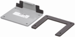 Closure Plate NEMA 12, Steel, ANSI 61 Gray Painted, 6 Inch x 6 Inch
