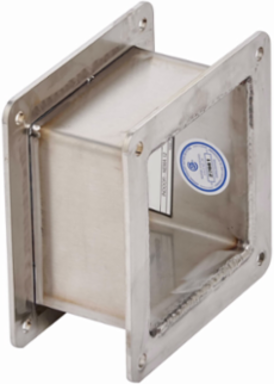 Wireway Nipple Section, NEMA 4X Rated, Stainless Steel, 6 Inch x 6 Inch