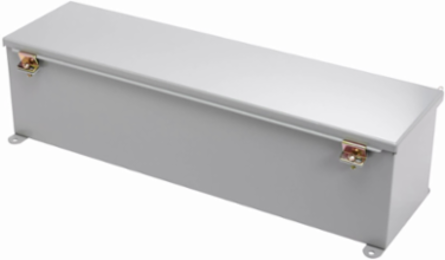 12WT Wiring Trough, 6 Inch Height, 18 Inch Length, 6 Inch Width, 14 Gauge Steel