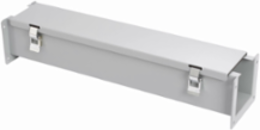 12LW Wireway, 6 Inch Height, 36 Inch Length, Hinged, Steel, ANSI 61 Gray