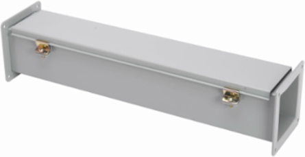 12FW Wireway, 6 Inch Height, 48 Inch Length, Hinged, Steel, NEMA 12