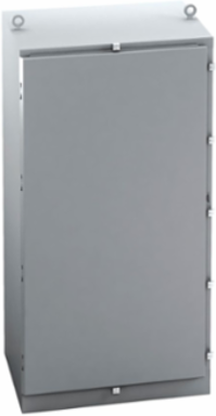 Ground Mounted Panel Enclosure 72 Inch Height, 31 Inch Width, NEMA 4, Carbon Steel