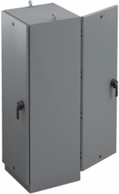 Ground Mounted Panel Enclosure 72 Inch Height NEMA 4 Carbon Steel