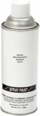 Touch-Up Paint, 2.25 In x 6 In, UL Listed, White Powder Coated