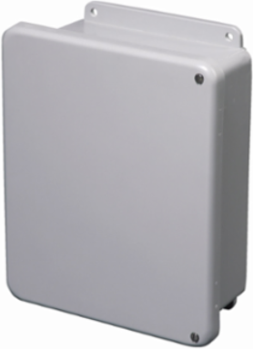 JIC Panel Enclosure, 9.62 Inch Height, 7.50 Inch Width, NEMA 4X, Hinged Cover