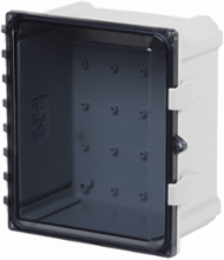 JIC Panel Enclosure, 9.4 Inch Height, 5.9 Inch Length, NEMA 4X, Polycarbonate