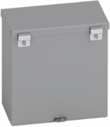 Type 3/3R Junction Box, 8 Inch Height, 4 Inch Length, NEMA 3R, Carbon Steel