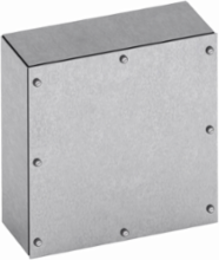 Type 3/3R Junction Box, 8 Inch Height, 6 Inch Length, Galvanized Steel, NEMA 3
