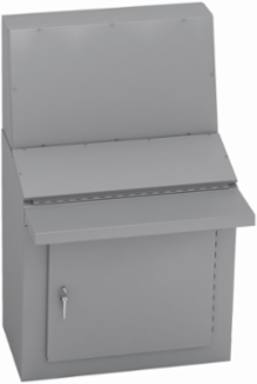 Type-12-AW-12 Console Enclosure, NEMA 12, 38.87 Inch Width, 76.824 lb, ANSI 61 Gray Finish